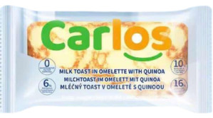 CARLOS Mlečný Toast V Omeleté S Quinoou 75g