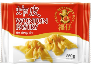 HAPPY BOY Wonton Testové Pláty Na Smažení 250g