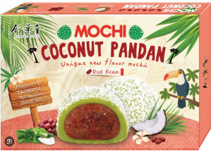 BAMBOO House Coconut Pandan Mochi Red Bean 180g