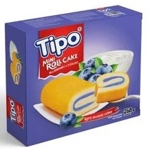 detail TIPO Piškotový Dort S Borůvkami A Jogurtem 268g