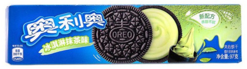 detail OREO Sušenky S Náplň Matcha Krém 97g