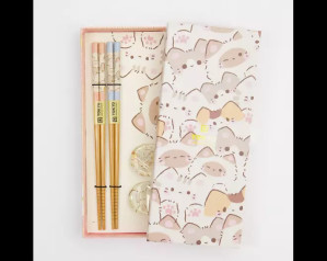 TOKYO DESIGN STUDIO Dárková Sada Hulek S Drzákem Kawaii Cats