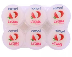 NOMORI Pudding Nata De Coco 6x72g Liči