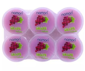 NOMORI Pudding S Želé S Příchutí Hrozno 6x72g