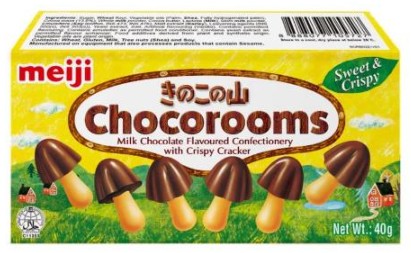 detail MEIJI Chocolate Biscuits Chocorooms 40g