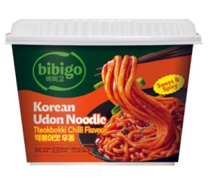 BIBIGO Udon Nudle S Topokki Chilli Omáčkou 187,2 g