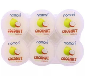 NOMORI Pudding S Želé S Příchutí Kokosů 6x72g