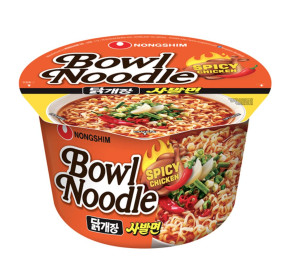 NONGSHIM Instantní Nudle Hot a Chicken Bowl 100g