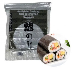 INAKA Mořské Řasy Nori (Stříbrný Obal) 140g