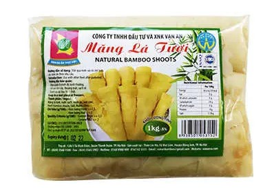 detail VAN AN Naturalní Bambus Celý (Mang La Tuoi) 1kg