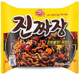 detail OTTOGI Jjajang Instantní Ramen Nudle 135g