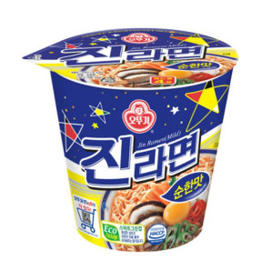 JIN Instantní Ramen Nudle Jemně Pálivé Kelímek 65g