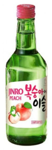 JINRO Soju S Broskovou Příchutí 13% Alk. 350ml