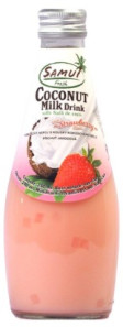 SAMUI Kokosový Nápoj s Příchutí Jahody 290ml