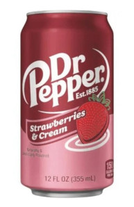 DR. PEPPER Strawberries Cream USA 355ml