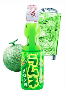 HATA KOSEN Bottle Ramune Melon 200ml (JP)