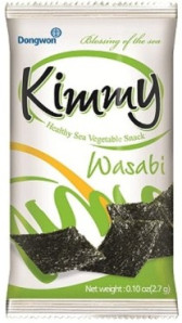 KIMMY mořské řasy snack wasabi příchuť 2,7g