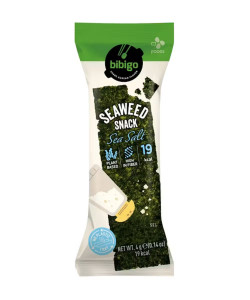BIBIGO snack mořské řasy příchutí mořský sůl 4g