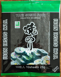 JHFOODS Yaki Nori Mořské Řasy 10 Plátků 25g