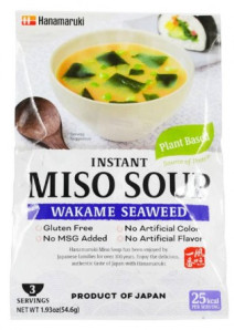 HANAMARUKI Vegan Instantní Wakme Miso Polévka 54,9g