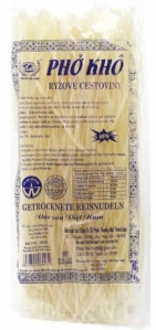 THANH LOC Široké Rýžové Nudle 500 gr
