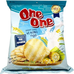 ONEONE Rýžové Kreky S Příchutí Mléčné Kukuřicí 120g