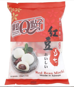 Q Mochi Rýžové Koláčky S Příchutí Červená Fazole 120g Sáčky