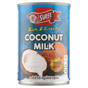 SUREE Kokosové Mléko Na Vaření 17-19%, 400ml