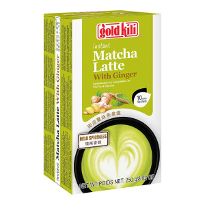 GOLD KILI Instantní Matcha Latte S Zázvorem (10*25g) 250g
