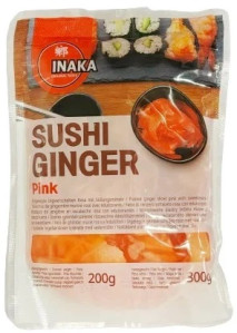 Inaka Růžový Zázvor Na Sushi Nakládaný Sushi Zázvor 300g