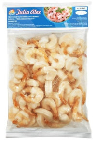 JULIA ALEX Krevety Vannamei 31/40 vařené, loupané 10 x 1kg