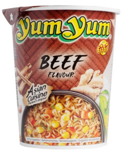 YUM YUM Instantní Nudle S Hovězí Příchutí V Kelímku 70g