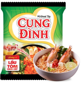 CUNG DINH Instantní Nudle S Příchutí Tomyum 77g