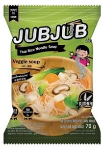 JUB JUB Instantní Rýžové Nudle S Příchutí Zeleniny 70g