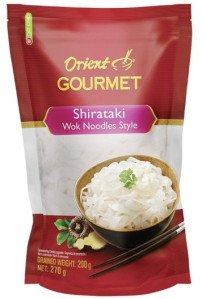 ORIENT GOURMET Shirataki S konjakem Nudle WOK STYLE 270g