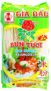 GIA BAO Rýžové Nudle Bun Tuoi 1,2mm - 500g
