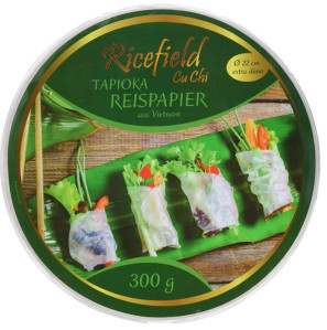 RICEFIELD Rýžový Papír Kruh 22cm 300g