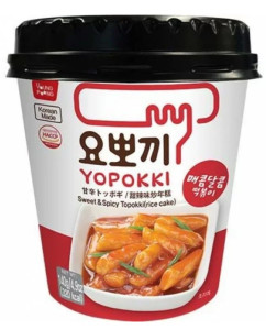 YOPOKKI Instantní Rýžové Koláčky se Sladkopálivou Omáčkou 140g