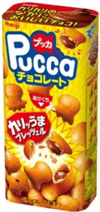 MEIJI Pucca Sušenky Čokoládové 39g (JP)