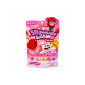 COKOC Gumové Bonbóny Peeling Ovocný Mix 60g