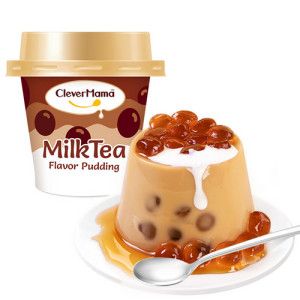 CLEVER MAMA Pudding S Příchutí Mlečného Čaje 100g