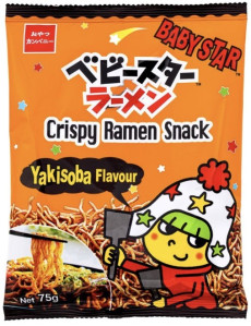 BABY STAR Křupavé Ramen Snack 75g Yakisoba Hosomen