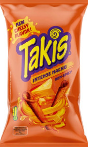 TAKIS Kukuřičný Snack Intense Nacho 100g