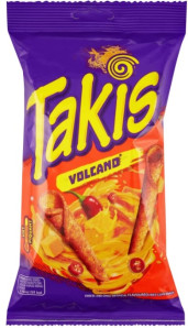 TAKIS Kukuřičný Snack Sýrová Příchuť Queso Volcano 100g