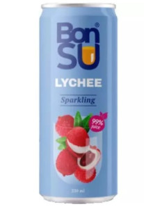 BONSU Perlivý Nápoje S Příchutí Lychee 330ml