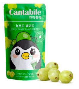 CANTABILE Nápoj S Příchutí Green Grape Ade 230ml
