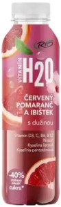 RIO H2O Červený Pomeranč A Ibišek 400ml