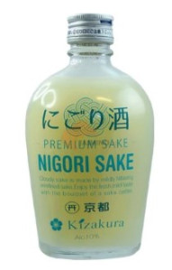 KIZAKURA víno sake Premium Nigori 10% 300ml