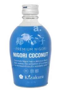 KIZAKURA víno sake Premium Nigori Coconut 10% 300ml