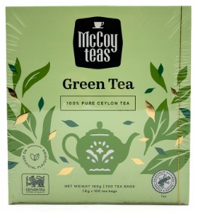 MCCOY TEAS Zelený Čaj 100×1.8g (180g)